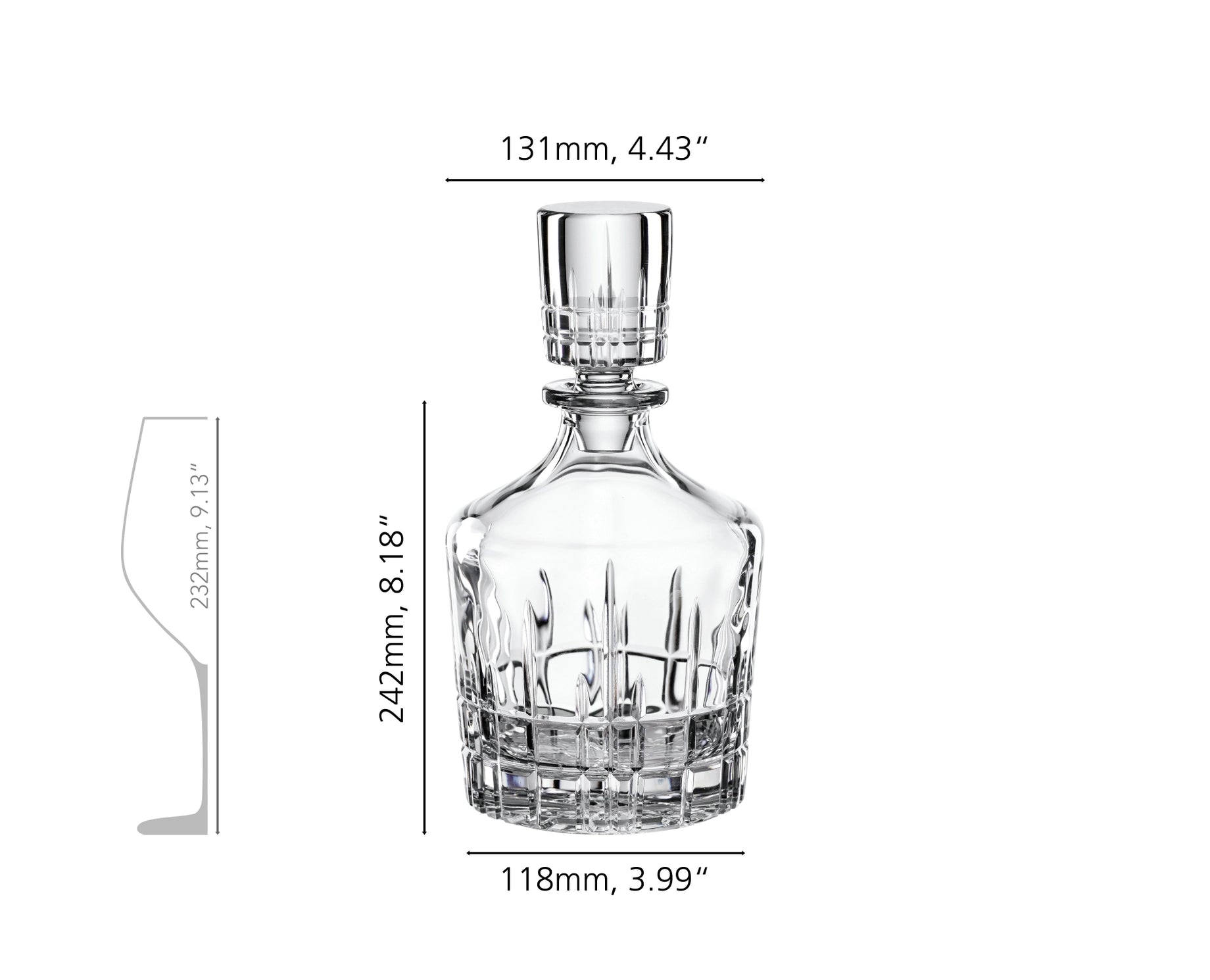 Perfect 25 oz Whiskey Decanter