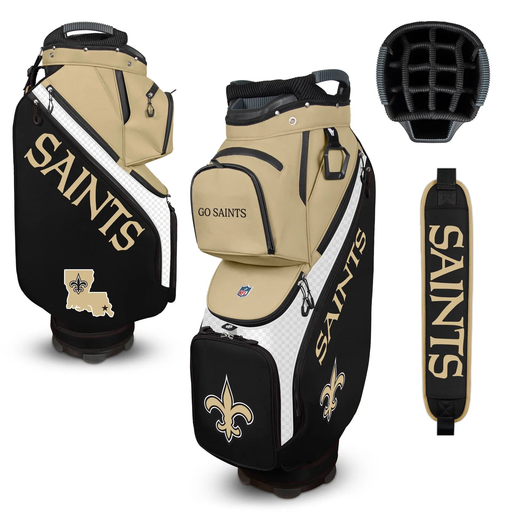 NFL Clubhouse Cooler Cart Golf Bag