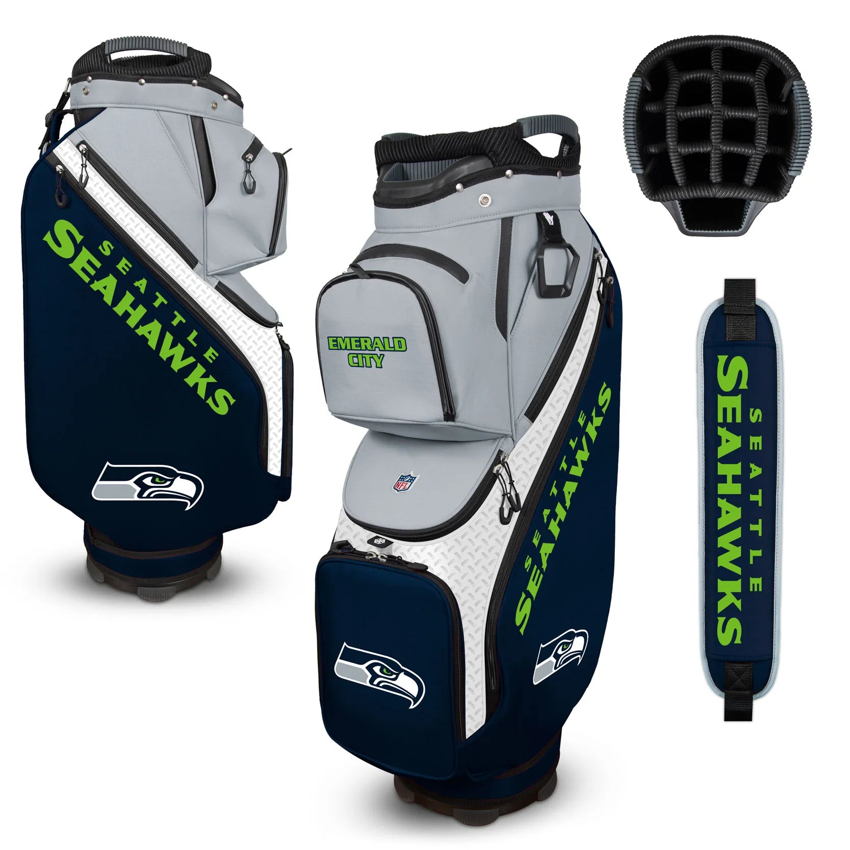NFL Clubhouse Cooler Cart Golf Bag
