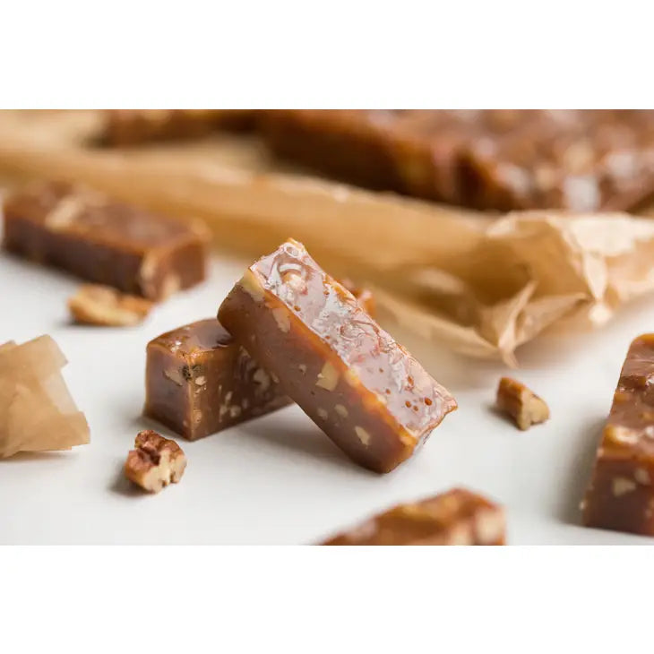 Bourbon Maple Pecan Caramels