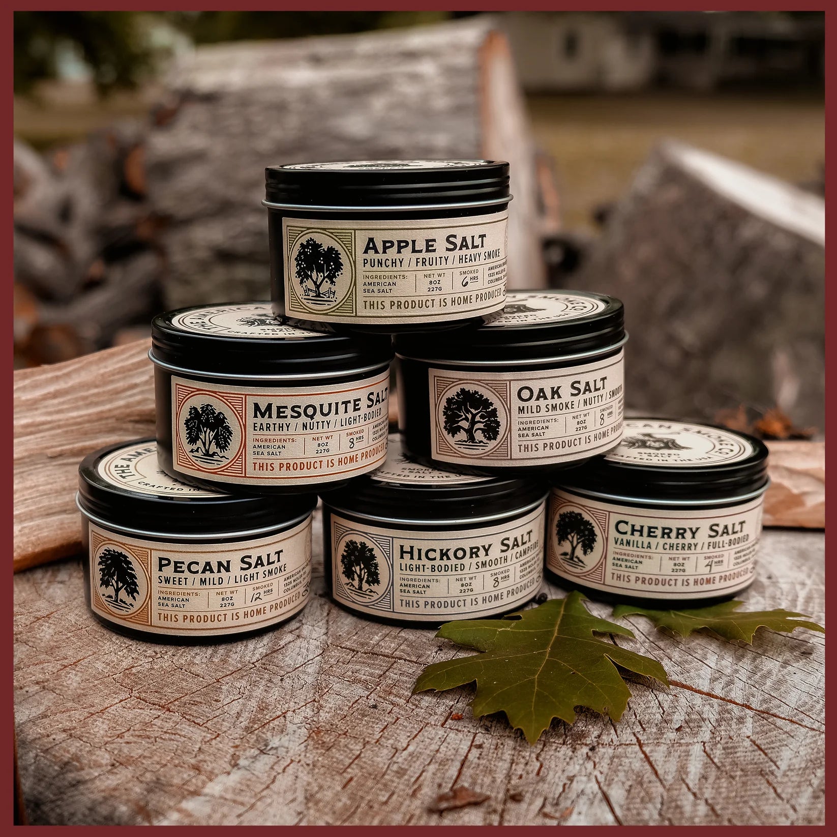 7 Flavor Smoked Salt Gift Set