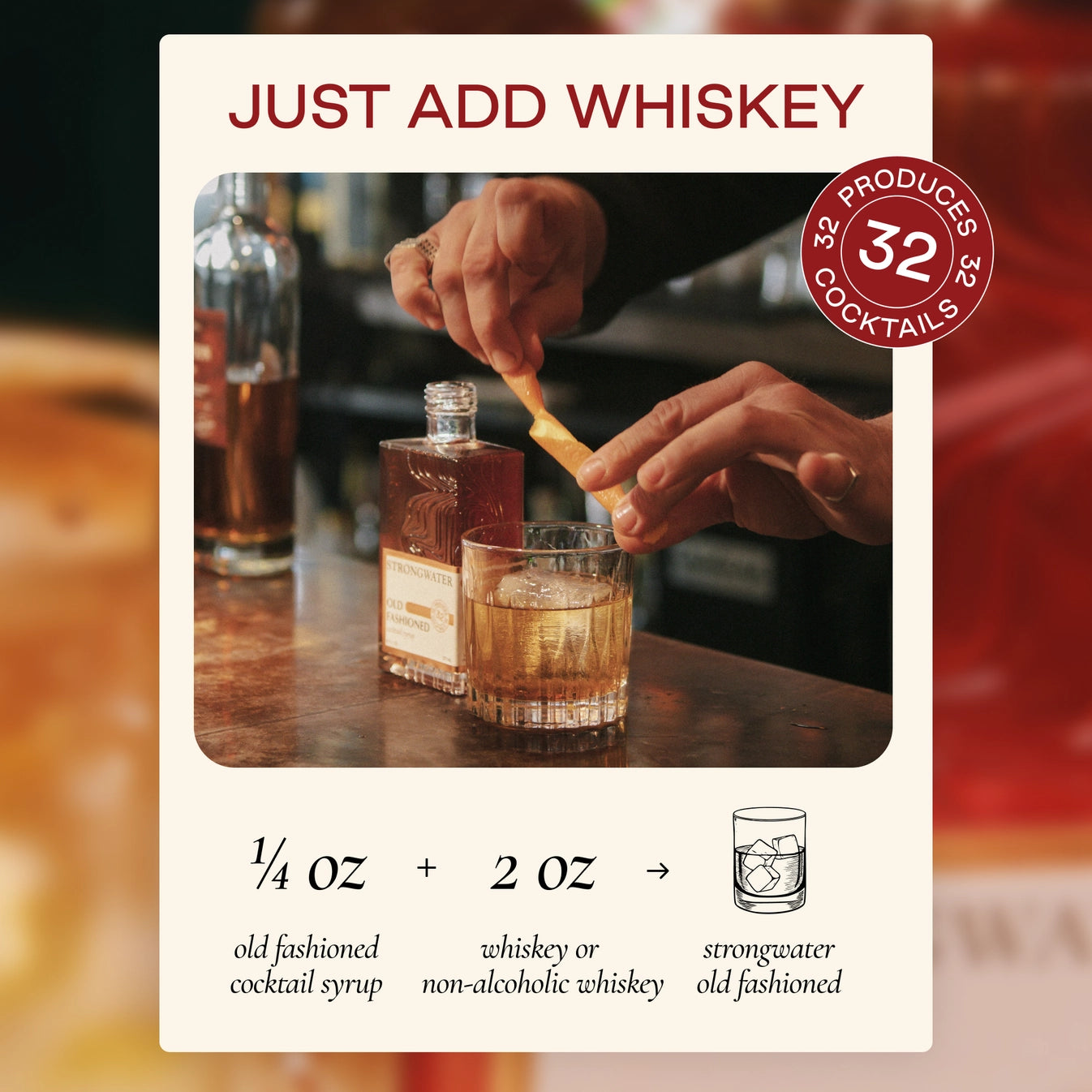 Maple Pecan Old Fashioned Cocktail Syrup by Strongwater