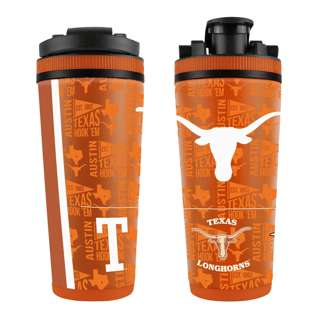NCAA ELEMENT 26OZ 4D STAINLESS STEEL ICE SHAKER