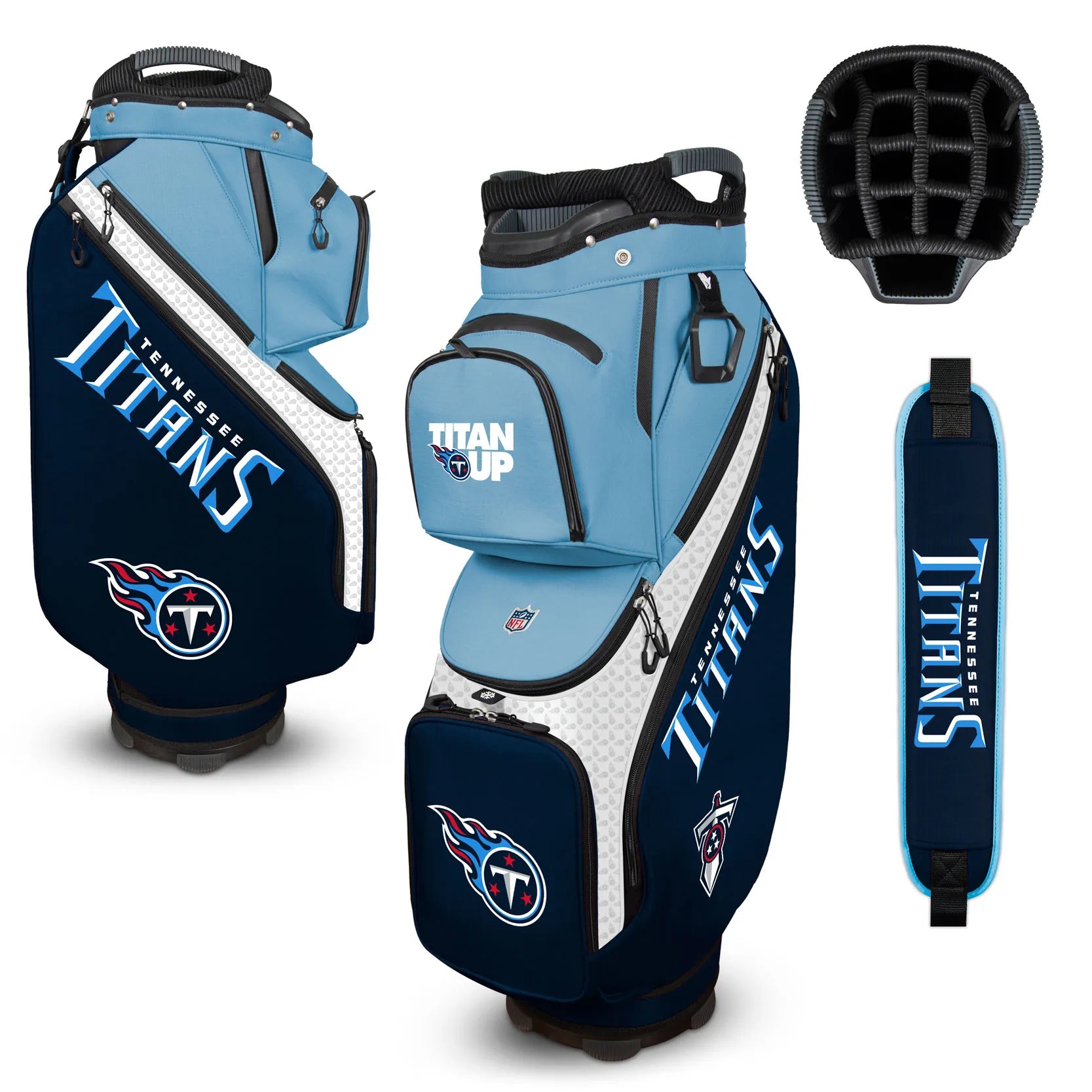 NFL Clubhouse Cooler Cart Golf Bag