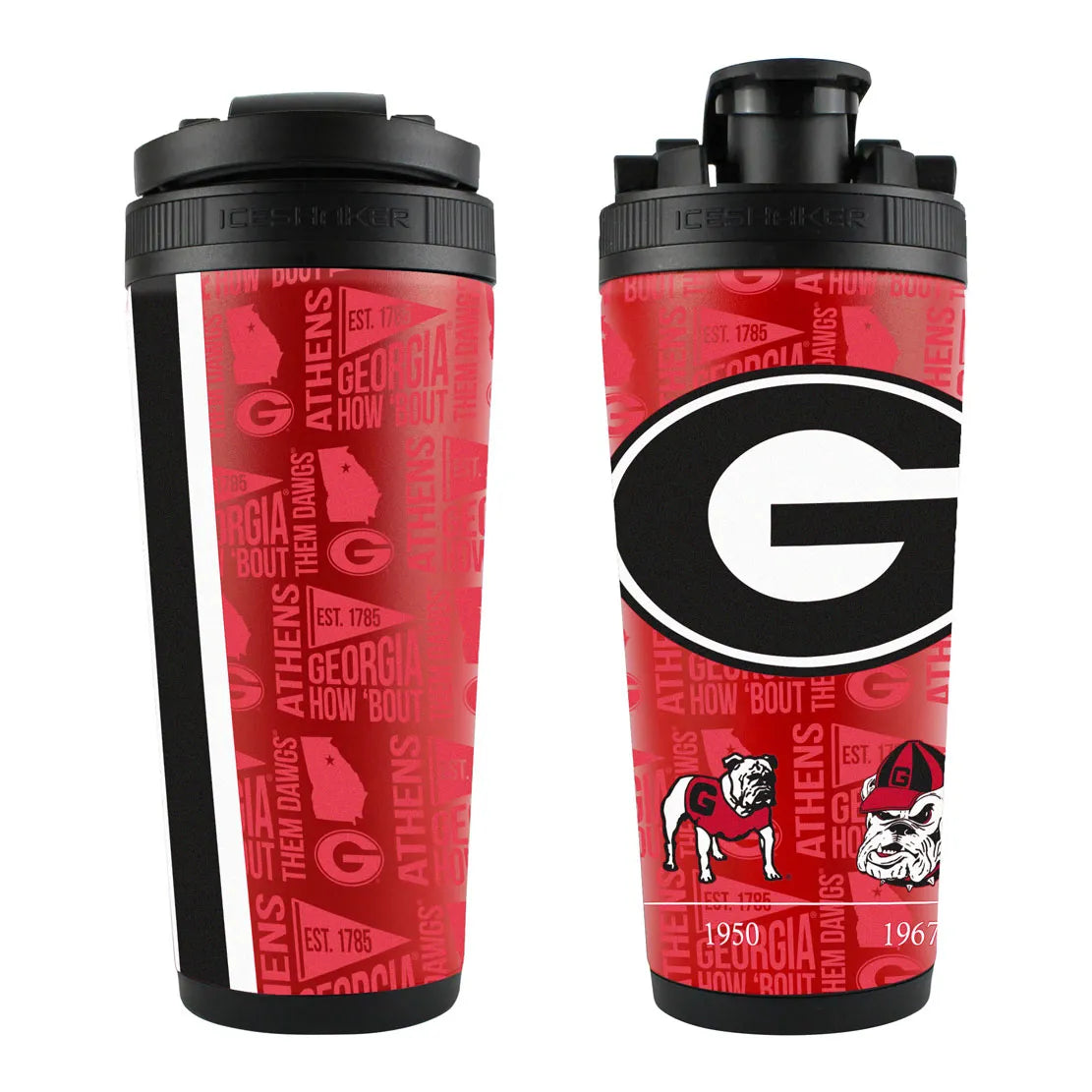 NCAA ELEMENT 26OZ 4D STAINLESS STEEL ICE SHAKER