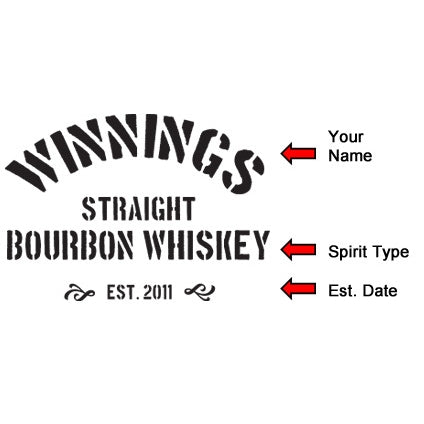 Distillery' Personalized Oak Barrel