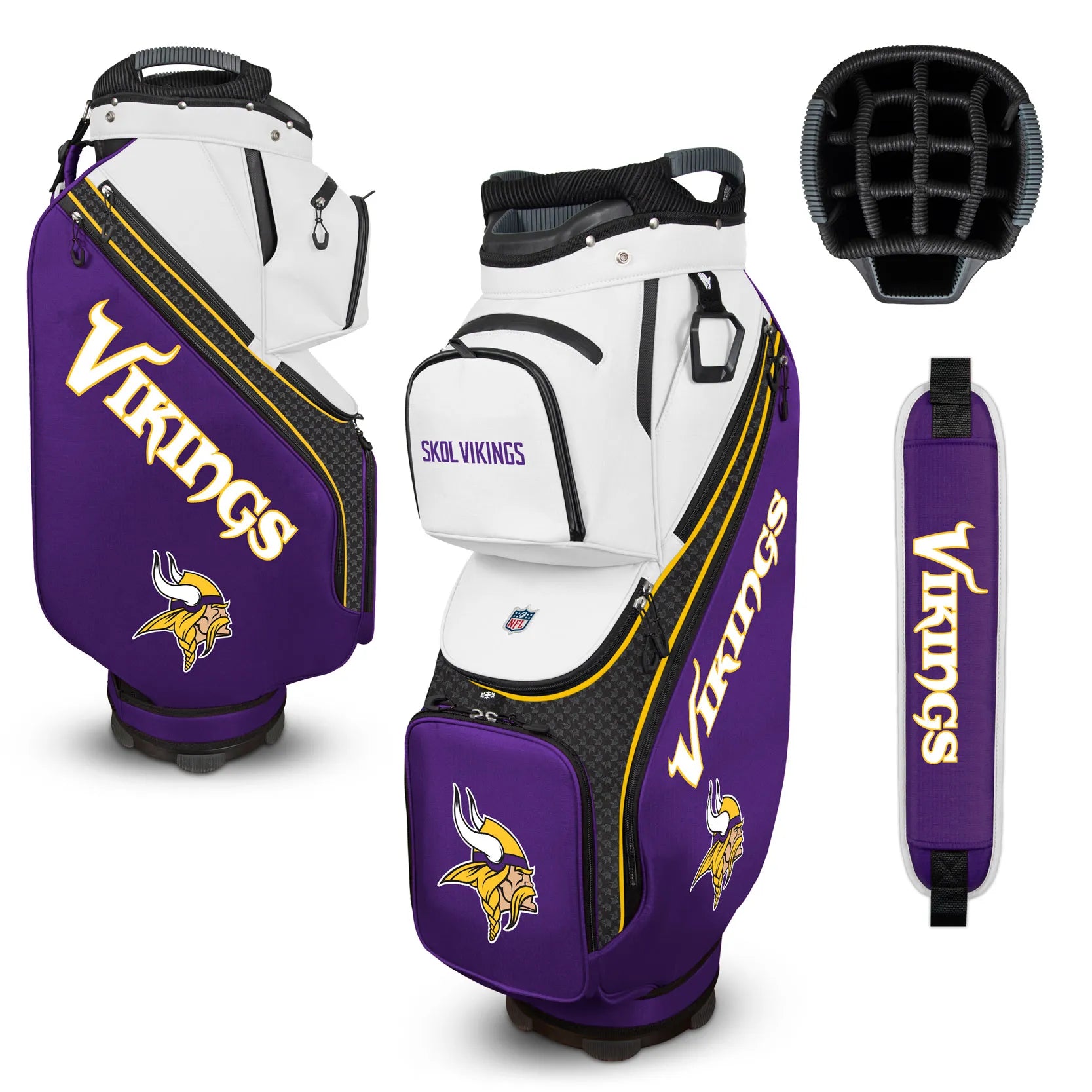 NFL Clubhouse Cooler Cart Golf Bag