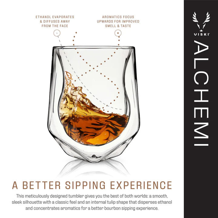Alchemi Double-Walled Aerating Tasters, Set of 2