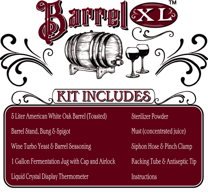 Barrel XL™ Barrel Aged Cabernet Wine Making Kit