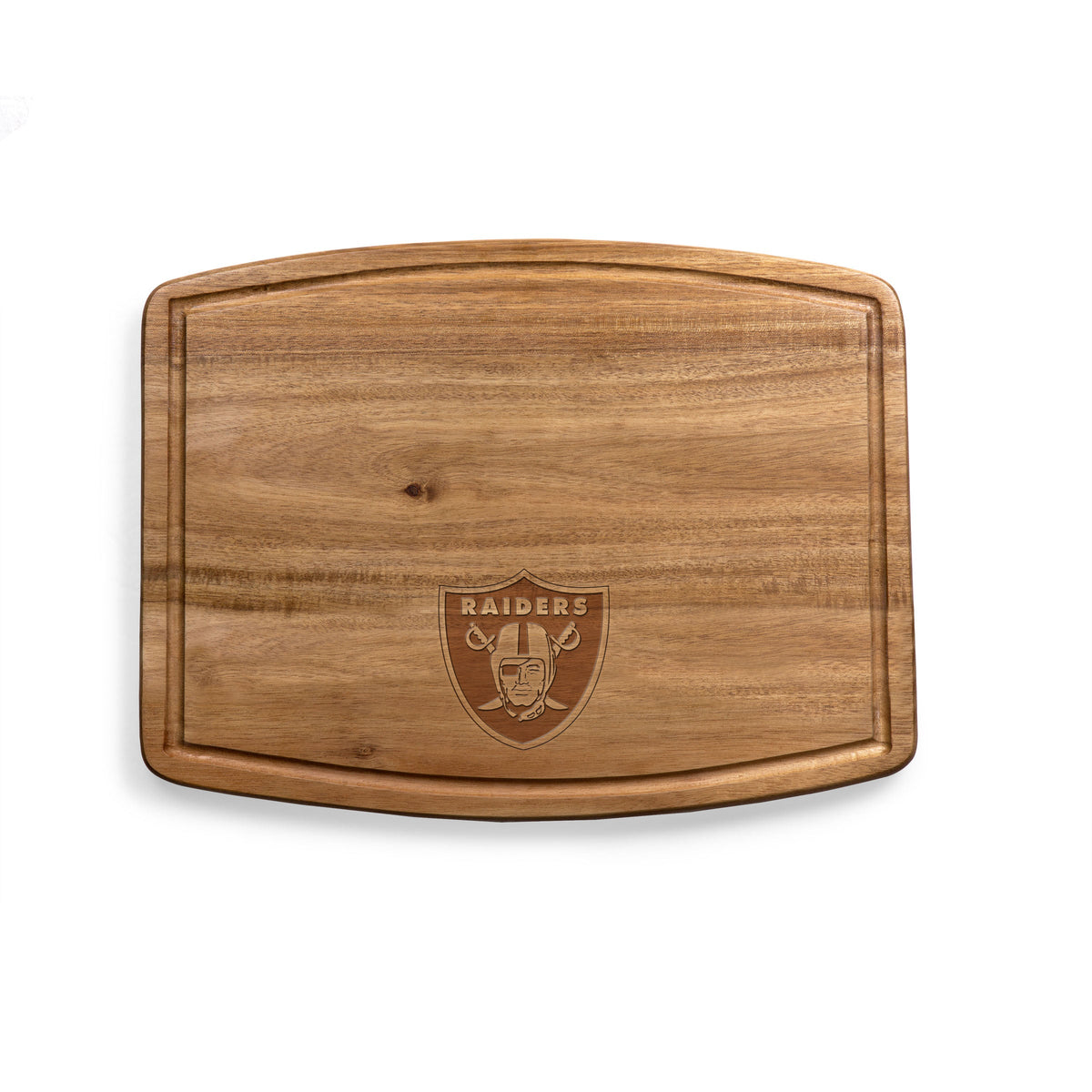 Las Vegas Raiders - Ovale Acacia Cutting Board