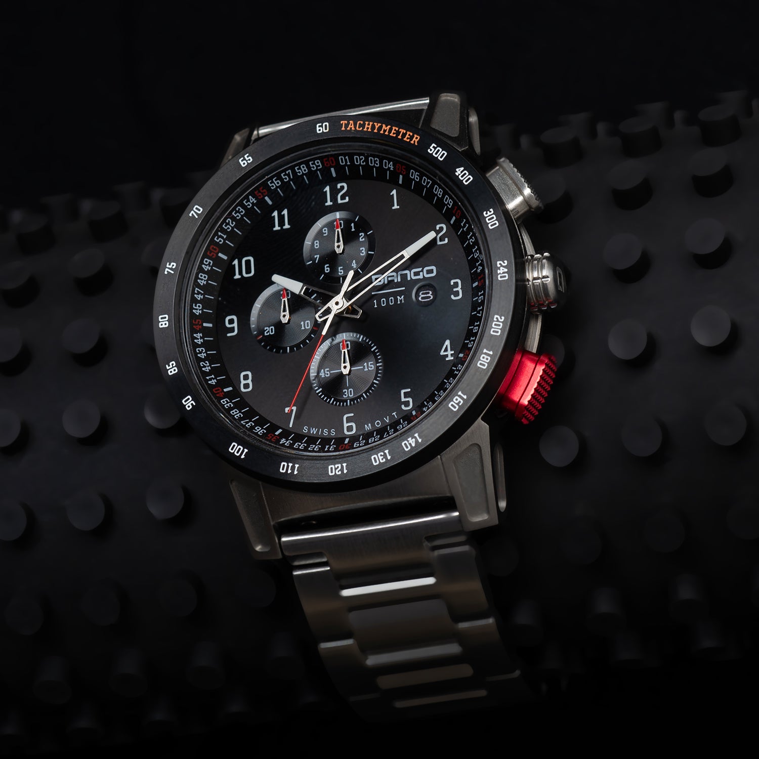CR-01 - Chrono Watch with Metal Bracelet