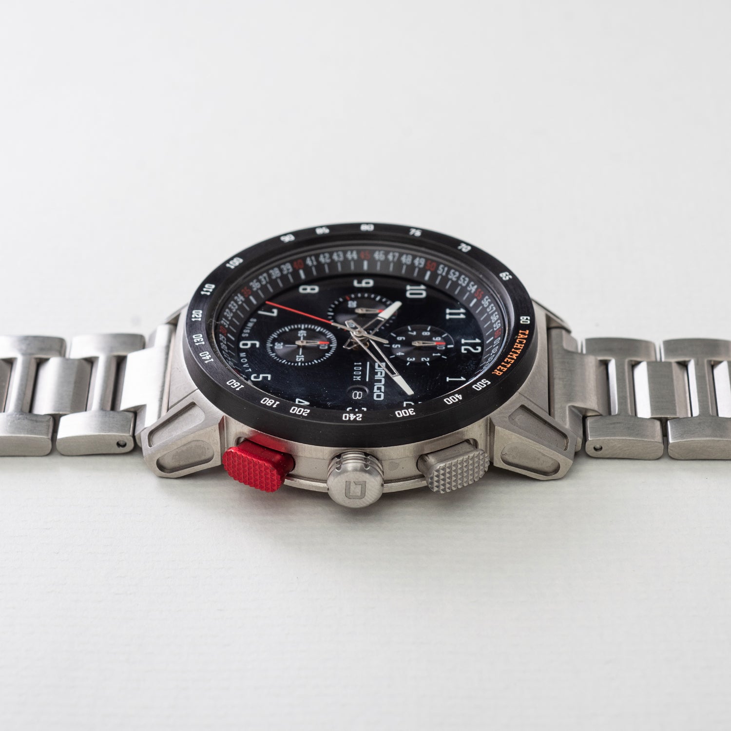 CR-01 - Chrono Watch with Metal Bracelet