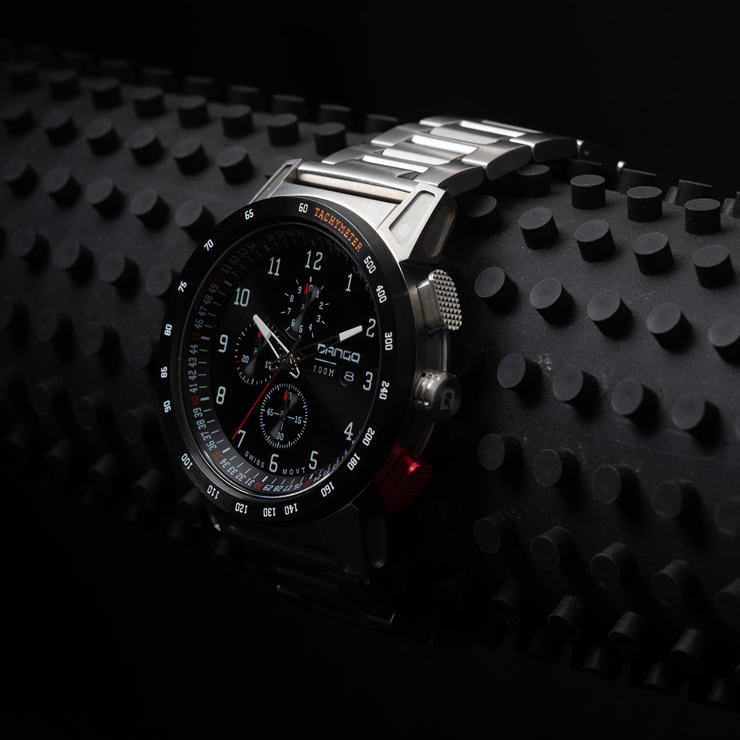 CR-01 - Chrono Watch with Metal Bracelet