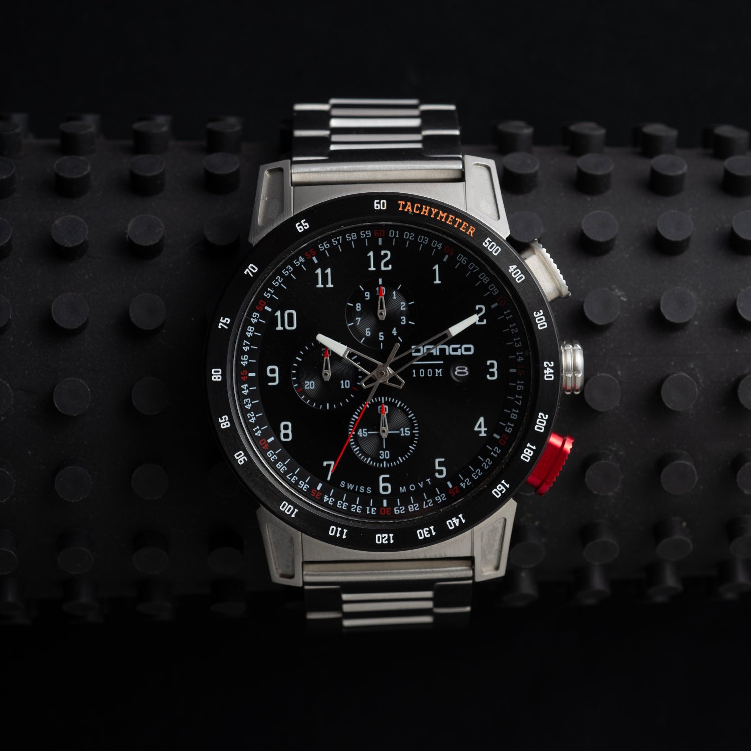 CR-01 - Chrono Watch with Metal Bracelet