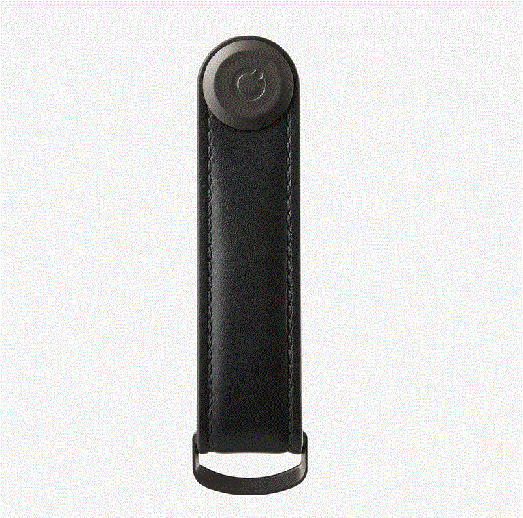 Black Leather OrbitKey 2.0