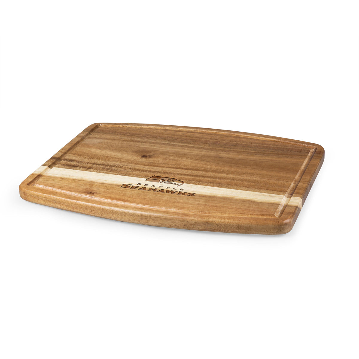 Seattle Seahawks - Ovale Acacia Cutting Board
