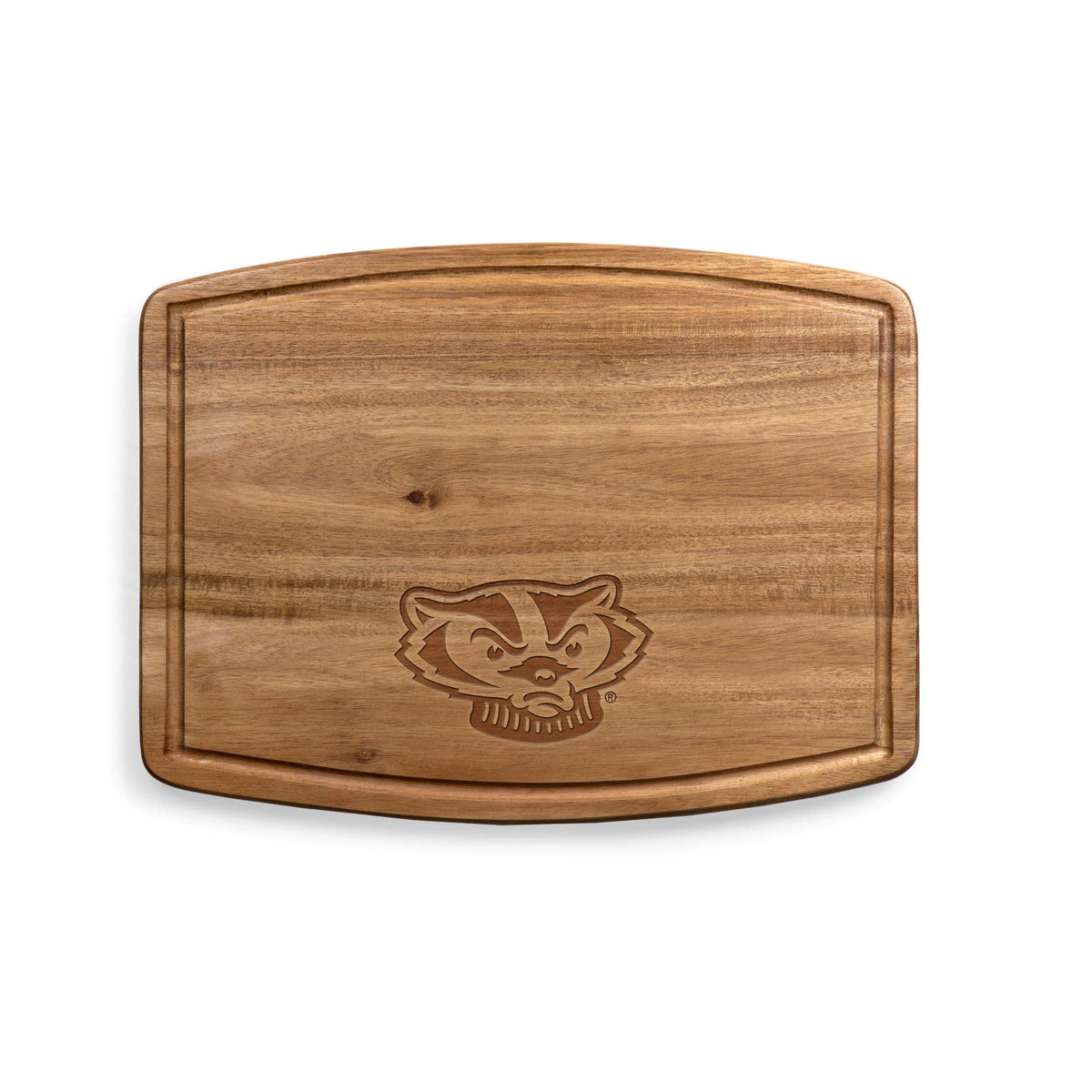 Wisconsin Badgers - Ovale Acacia Cutting Board