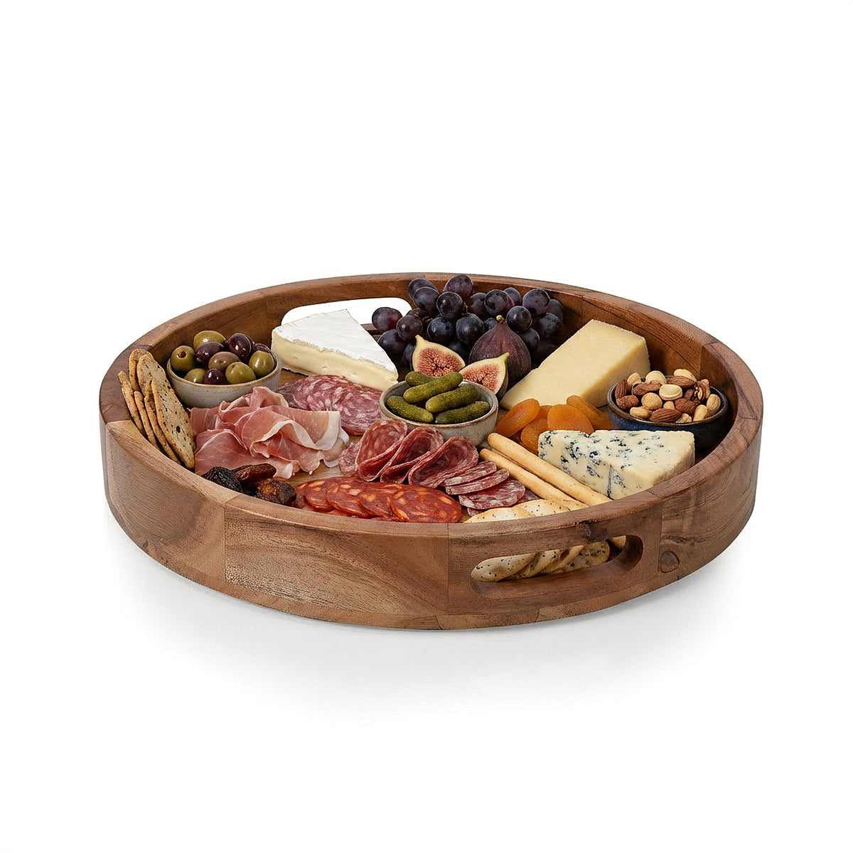Monogram - Barista Serving Tray with Glass Insert